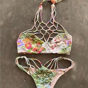 San Lorenzo Multicolor Floral tropical Bikini
